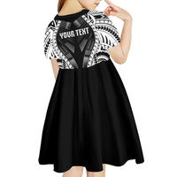 Personalised Remember Samoa Black Saturday Kid Short Sleeve Dress Samoa Mo Samoa LT05 - Polynesian Pride