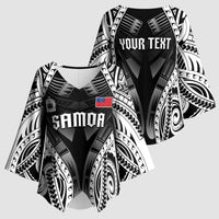 Personalised Remember Samoa Black Saturday Kimono Sleeve Blouse Samoa Mo Samoa LT05 - Polynesian Pride
