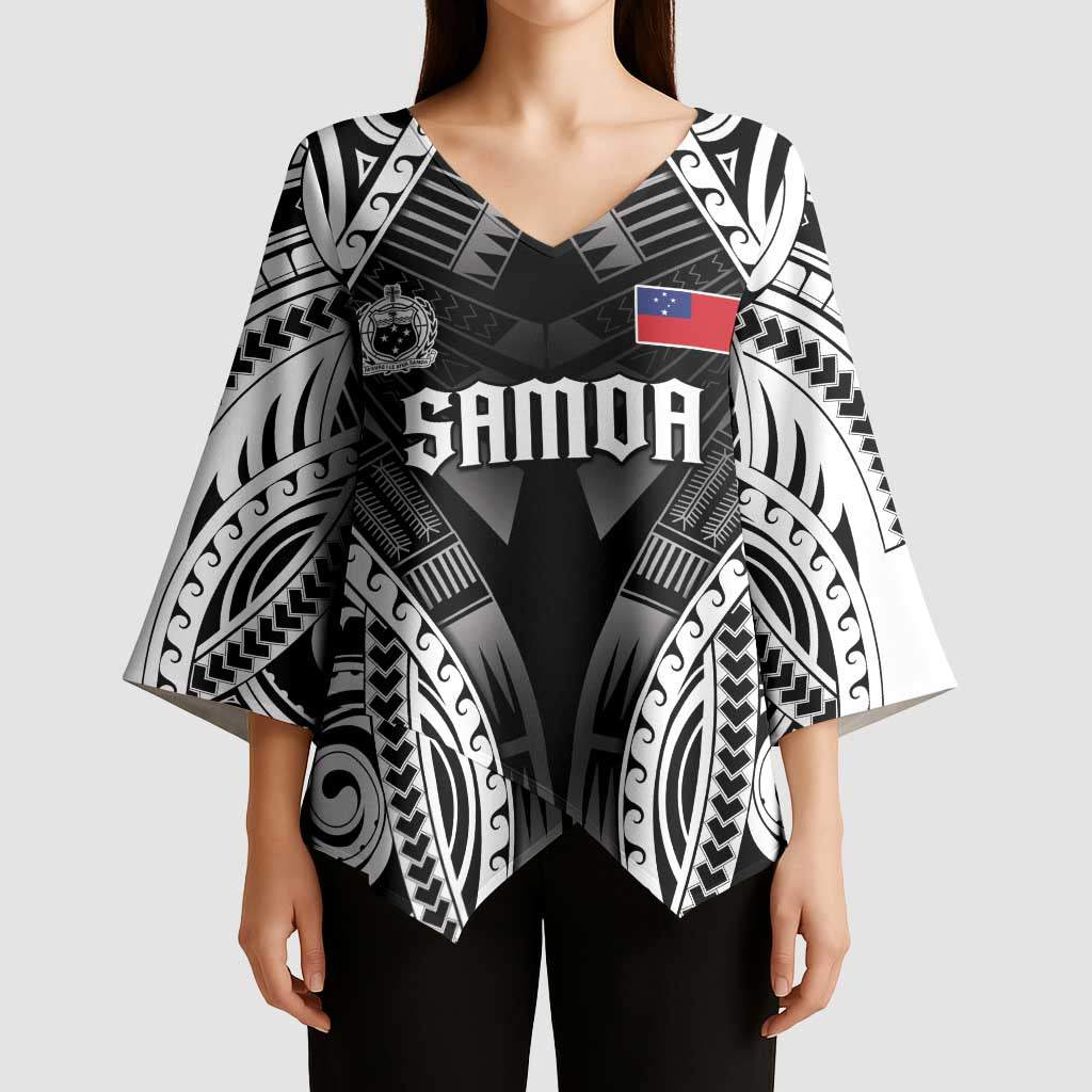 Personalised Remember Samoa Black Saturday Kimono Sleeve Blouse Samoa Mo Samoa LT05 - Polynesian Pride