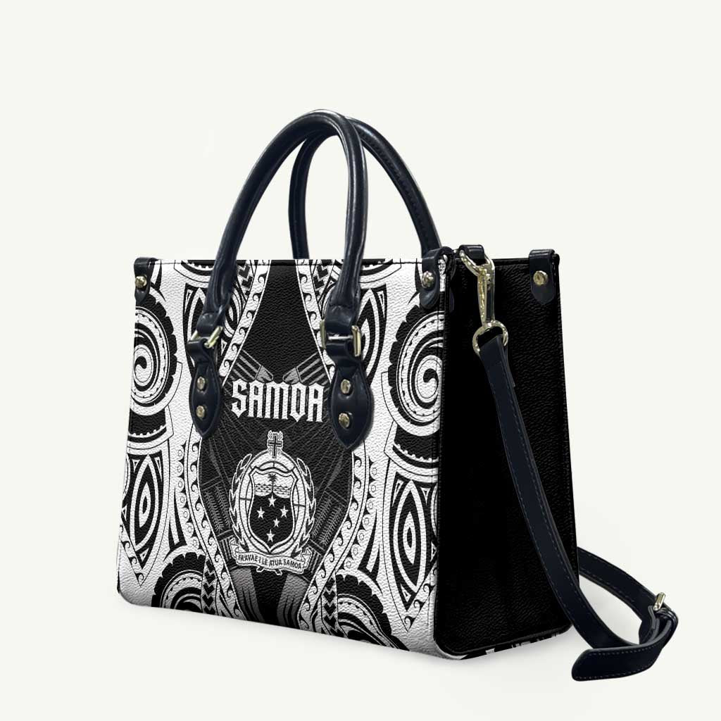 Remember Samoa Black Saturday Leather Bag Samoa Mo Samoa - Polynesian Pride