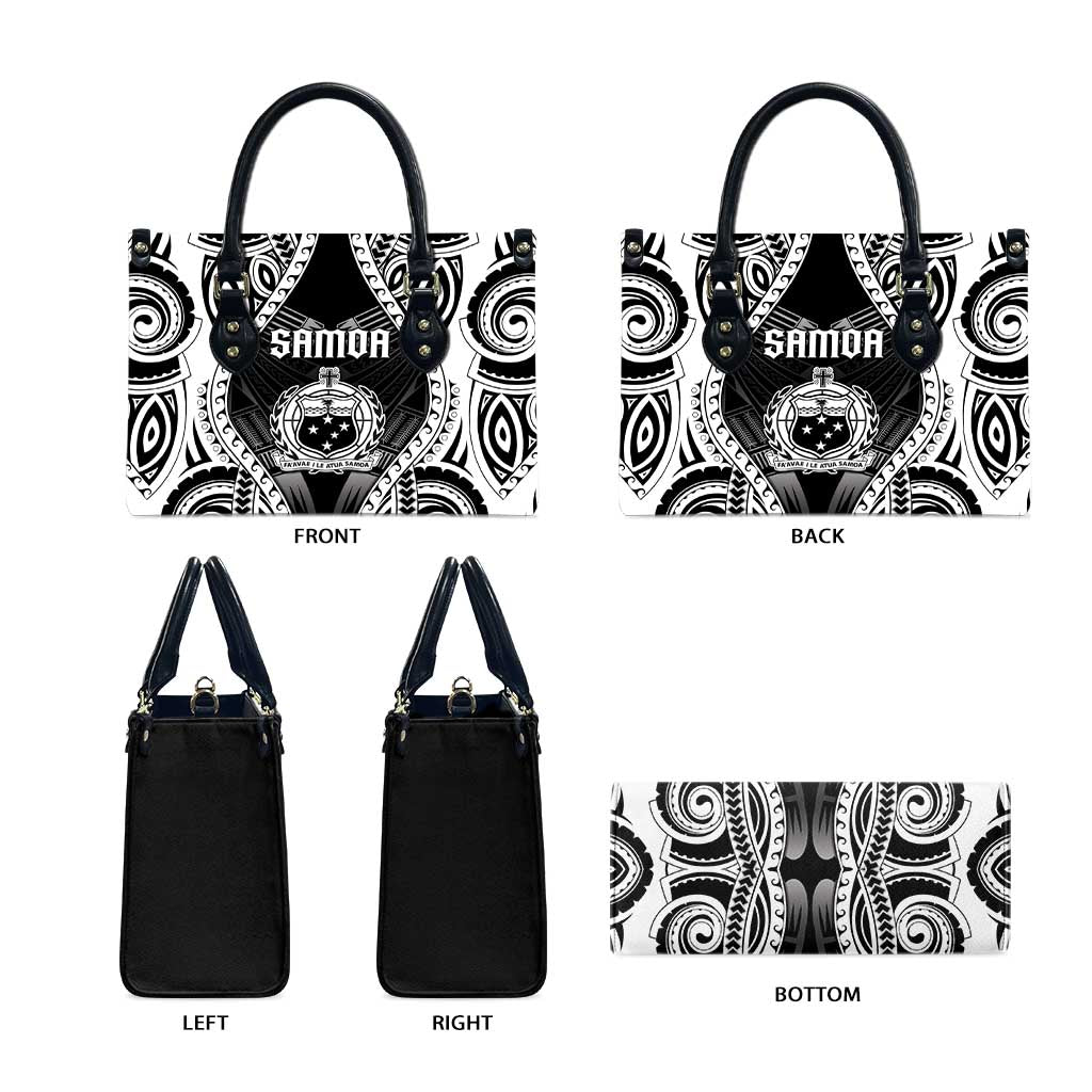 Remember Samoa Black Saturday Leather Bag Samoa Mo Samoa - Polynesian Pride