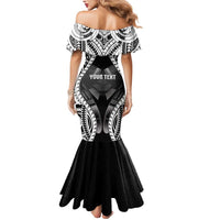 Personalised Remember Samoa Black Saturday Mermaid Dress Samoa Mo Samoa LT05 - Polynesian Pride