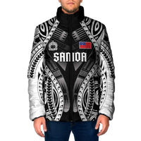 Personalised Remember Samoa Black Saturday Padded Jacket Samoa Mo Samoa LT05 Men Black - Polynesian Pride