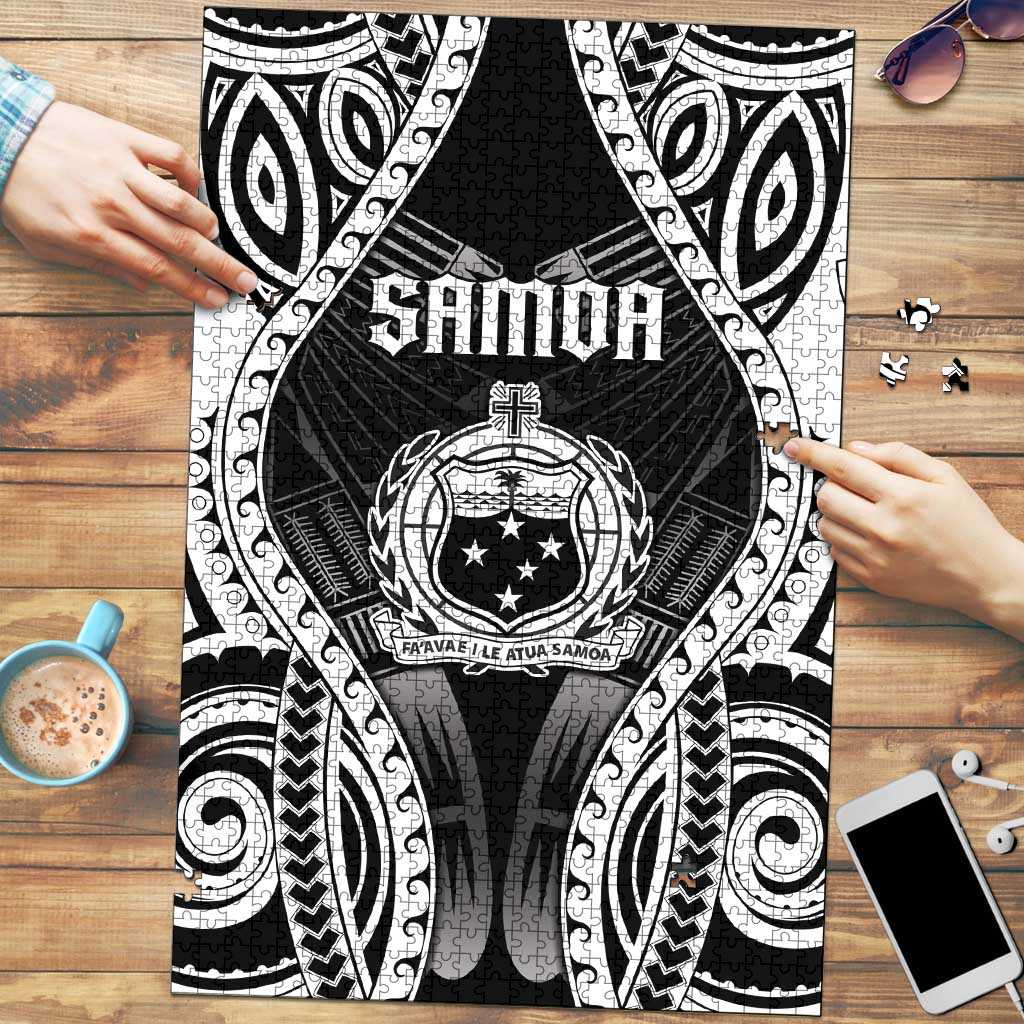 Remember Samoa Black Saturday Puzzle Samoa Mo Samoa LT05 Black - Polynesian Pride