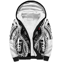 Personalised Remember Samoa Black Saturday Sherpa Hoodie Samoa Mo Samoa - Polynesian Pride