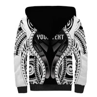 Personalised Remember Samoa Black Saturday Sherpa Hoodie Samoa Mo Samoa - Polynesian Pride