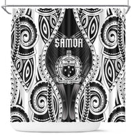 Remember Samoa Black Saturday Shower Curtain Samoa Mo Samoa - Polynesian Pride