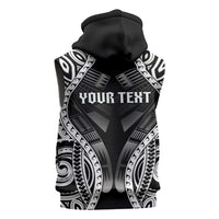 Personalised Remember Samoa Black Saturday Sleeveless Hoodie Samoa Mo Samoa LT05 - Polynesian Pride