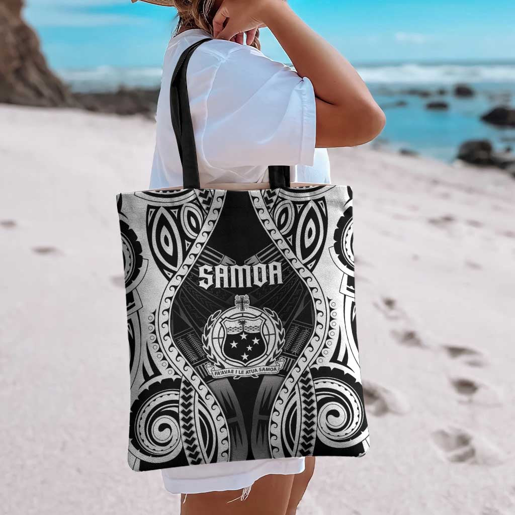 Remember Samoa Black Saturday Tote Bag Samoa Mo Samoa - Polynesian Pride