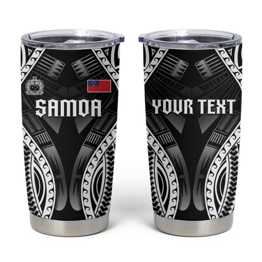 Personalised Remember Samoa Black Saturday Tumbler Cup Samoa Mo Samoa - Polynesian Pride