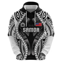 Personalised Remember Samoa Black Saturday Zip Hoodie Samoa Mo Samoa LT05 - Polynesian Pride
