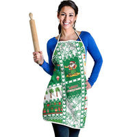 Norfolk Island Christmas Apron Festive Beach Vibes - Polynesian Pride