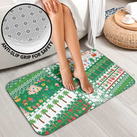 Norfolk Island Christmas Bathroom Set Festive Beach Vibes - Polynesian Pride