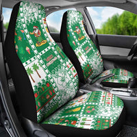 Norfolk Island Christmas Car Seat Cover Festive Beach Vibes - Polynesian Pride