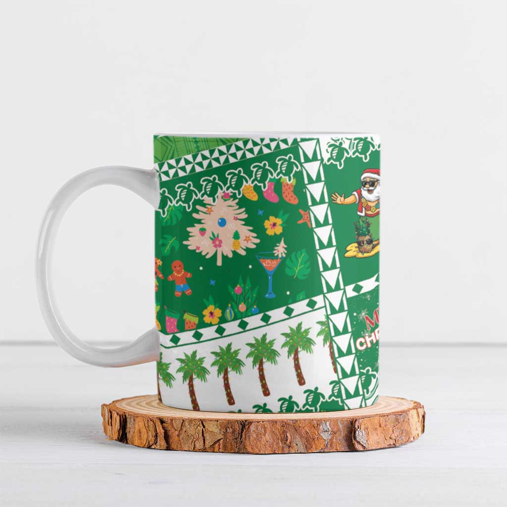 Norfolk Island Christmas Ceramic Mug Festive Beach Vibes - Polynesian Pride