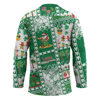 Norfolk Island Christmas Hockey Jersey Festive Beach Vibes - Polynesian Pride
