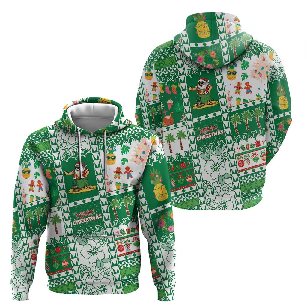 Norfolk Island Christmas Hoodie Festive Beach Vibes - Polynesian Pride
