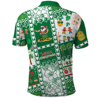 Norfolk Island Christmas Polo Shirt Festive Beach Vibes LT05 - Polynesian Pride