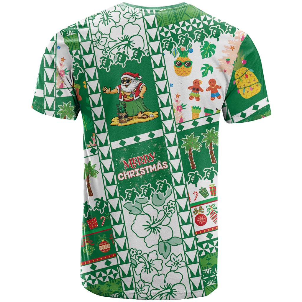 Norfolk Island Christmas T Shirt Festive Beach Vibes - Polynesian Pride