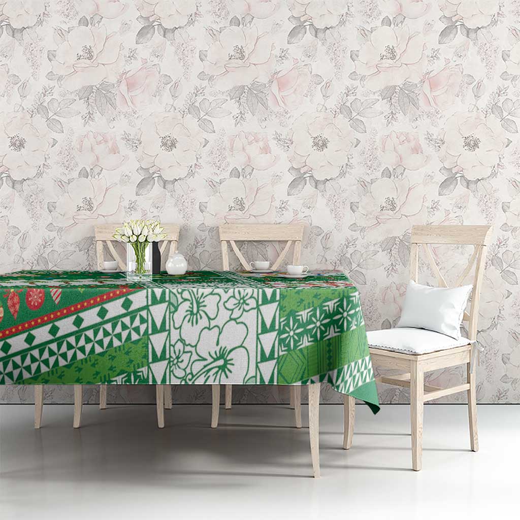 Norfolk Island Christmas Tablecloth Festive Beach Vibes - Polynesian Pride