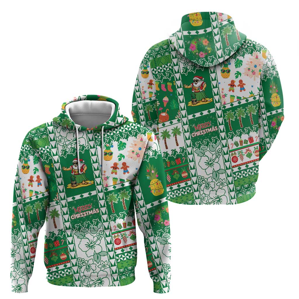 Norfolk Island Christmas Zip Hoodie Festive Beach Vibes LT05 - Polynesian Pride