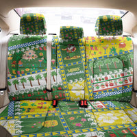 Pitcairn Islands Christmas Back Car Seat Cover Festive Beach Vibes - Polynesian Pride