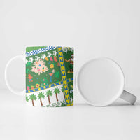 Pitcairn Islands Christmas Ceramic Mug Festive Beach Vibes - Polynesian Pride