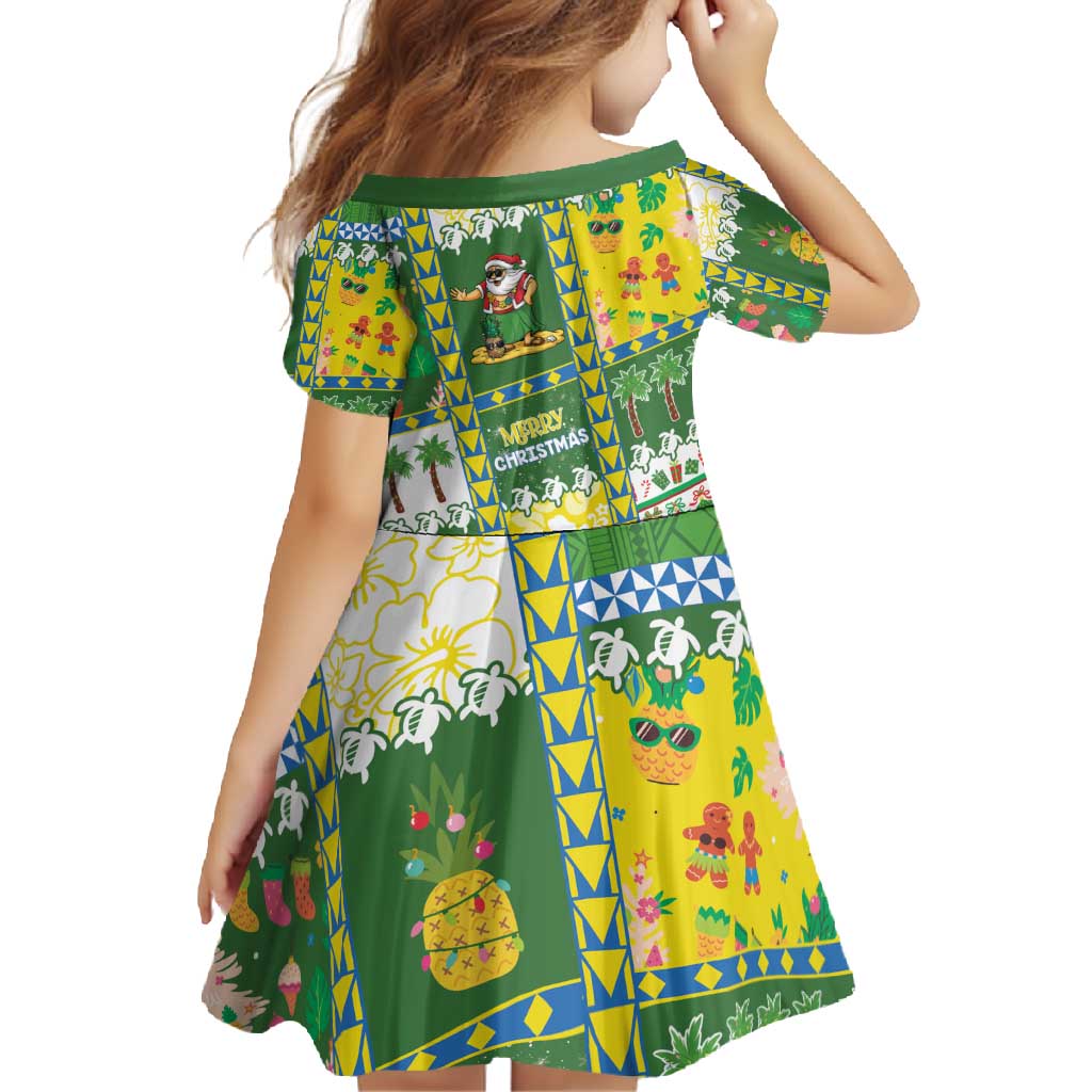 Pitcairn Islands Christmas Family Matching Summer Maxi Dress and Hawaiian Shirt Festive Beach Vibes - Polynesian Pride