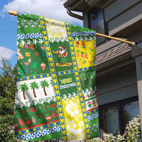 Pitcairn Islands Christmas Garden Flag Festive Beach Vibes - Polynesian Pride