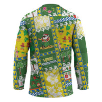 Pitcairn Islands Christmas Hockey Jersey Festive Beach Vibes - Polynesian Pride