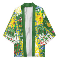 Pitcairn Islands Christmas Kimono Festive Beach Vibes - Polynesian Pride