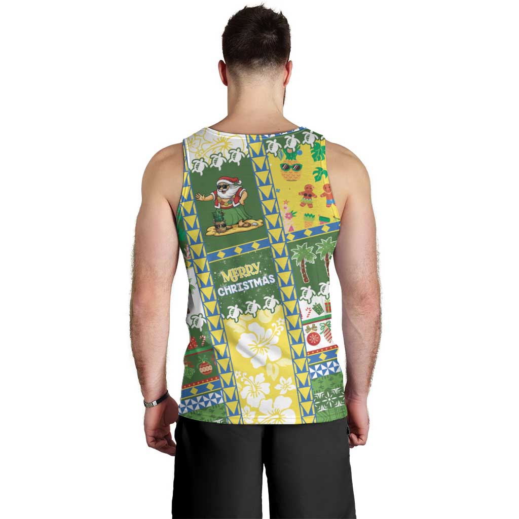 Pitcairn Islands Christmas Men Tank Top Festive Beach Vibes LT05 - Polynesian Pride