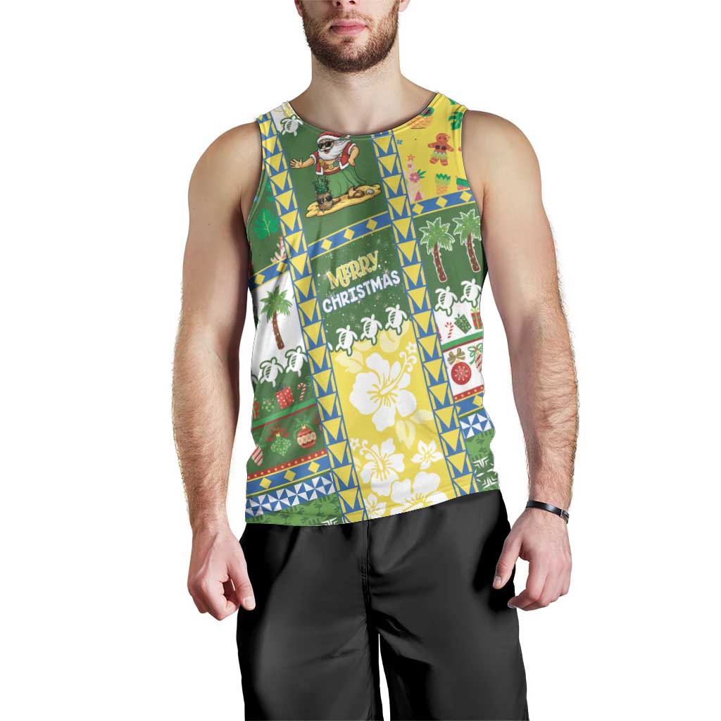 Pitcairn Islands Christmas Men Tank Top Festive Beach Vibes LT05 - Polynesian Pride