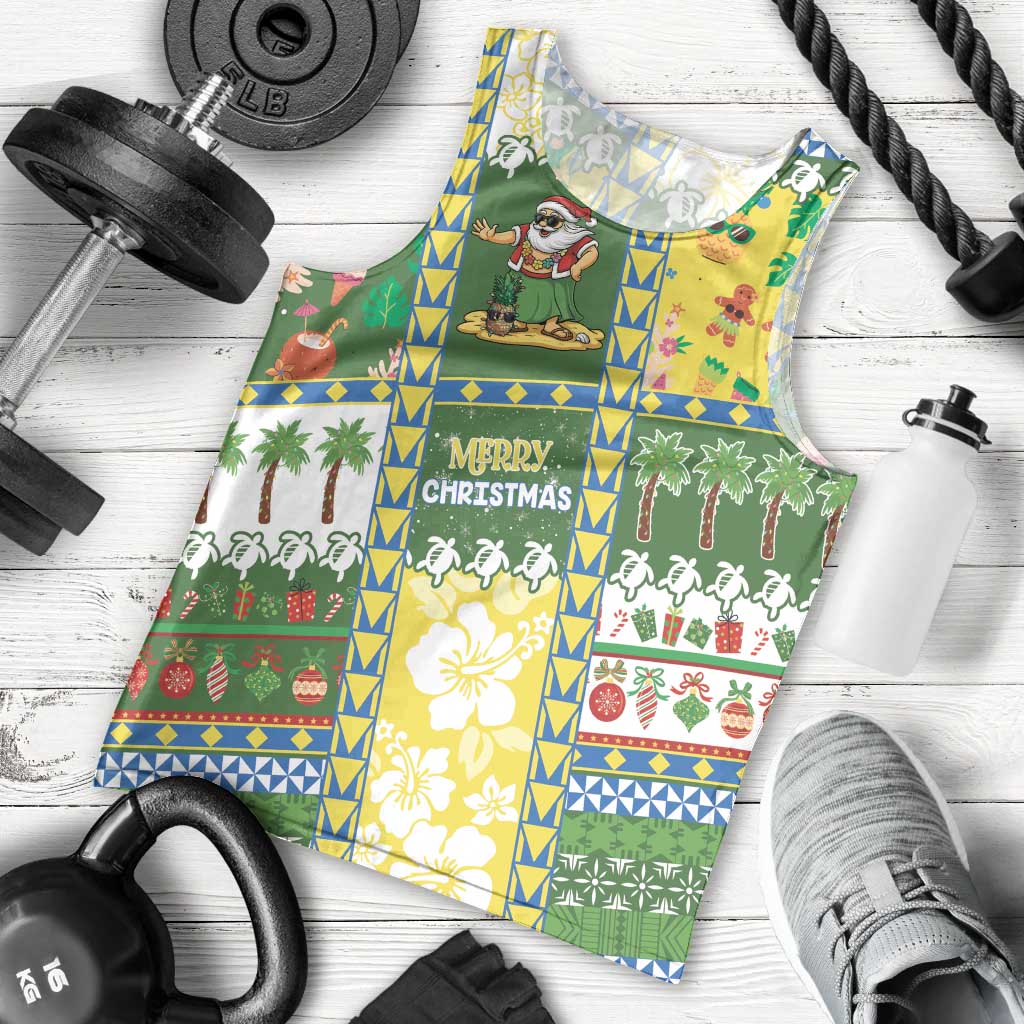 Pitcairn Islands Christmas Men Tank Top Festive Beach Vibes LT05 - Polynesian Pride