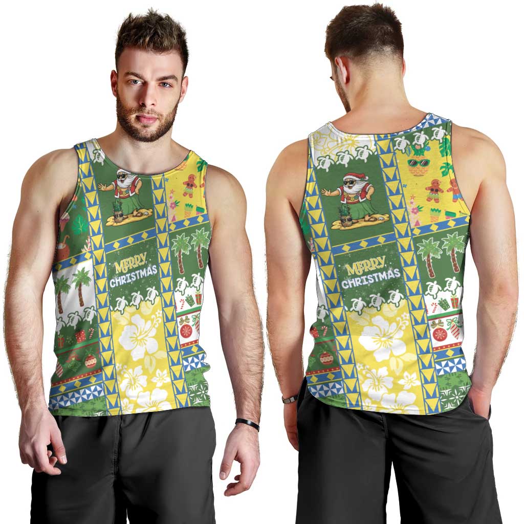 Pitcairn Islands Christmas Men Tank Top Festive Beach Vibes LT05 - Polynesian Pride