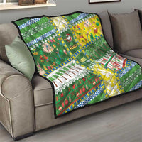 Pitcairn Islands Christmas Quilt Festive Beach Vibes - Polynesian Pride
