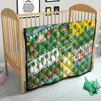 Pitcairn Islands Christmas Quilt Festive Beach Vibes - Polynesian Pride