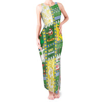 Pitcairn Islands Christmas Tank Maxi Dress Festive Beach Vibes - Polynesian Pride