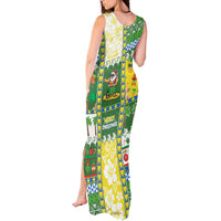Pitcairn Islands Christmas Tank Maxi Dress Festive Beach Vibes - Polynesian Pride