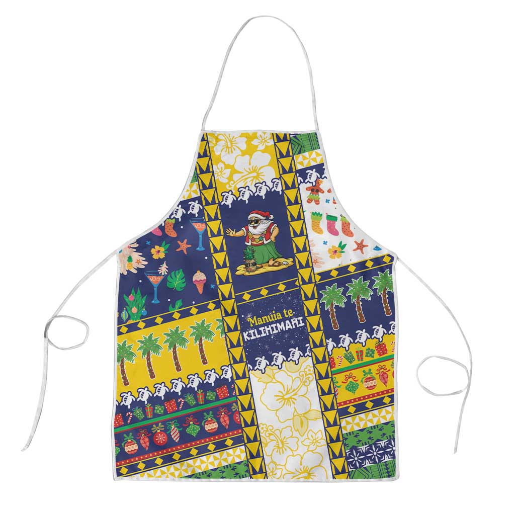 Tokelau Christmas Apron Festive Beach Vibes LT05 Colorful - Polynesian Pride