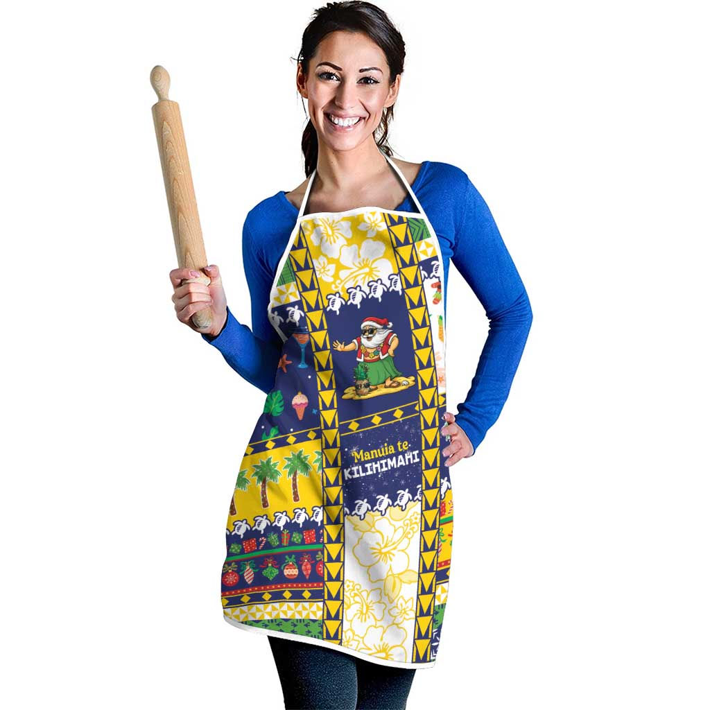 Tokelau Christmas Apron Festive Beach Vibes LT05 - Polynesian Pride