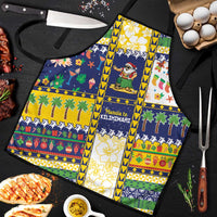 Tokelau Christmas Apron Festive Beach Vibes LT05 Colorful - Polynesian Pride