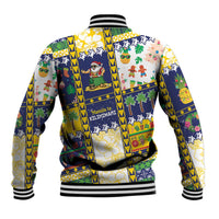 Tokelau Christmas Baseball Jacket Festive Beach Vibes LT05 - Polynesian Pride