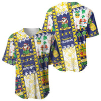 Tokelau Christmas Baseball Jersey Festive Beach Vibes - Polynesian Pride