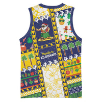 Tokelau Christmas Basketball Jersey Festive Beach Vibes LT05 - Polynesian Pride