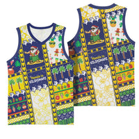 Tokelau Christmas Basketball Jersey Festive Beach Vibes LT05 - Polynesian Pride