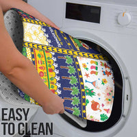 Tokelau Christmas Bathroom Set Festive Beach Vibes - Polynesian Pride