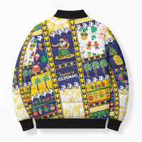 Tokelau Christmas Bomber Puffer Jacket Festive Beach Vibes LT05 - Polynesian Pride