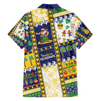 Tokelau Christmas Family Matching Short Sleeve Bodycon Dress and Hawaiian Shirt Festive Beach Vibes - Polynesian Pride