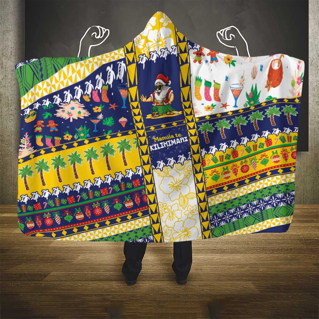 Tokelau Christmas Hooded Blanket Festive Beach Vibes LT05 - Polynesian Pride